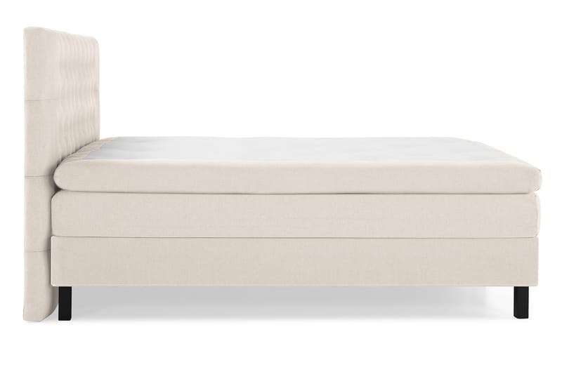 Lucky Kontinentalseng 160x200 cm Polyeter - Beige / Lys - Møbler - Senger - Komplett sengepakke