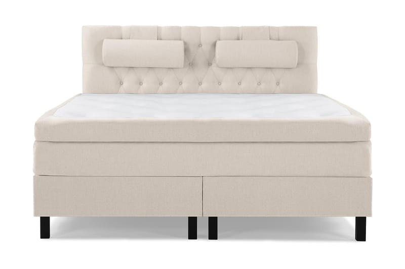Lucky Kontinentalseng 160x200 Lateks - Beige - Møbler - Senger - Komplett sengepakke