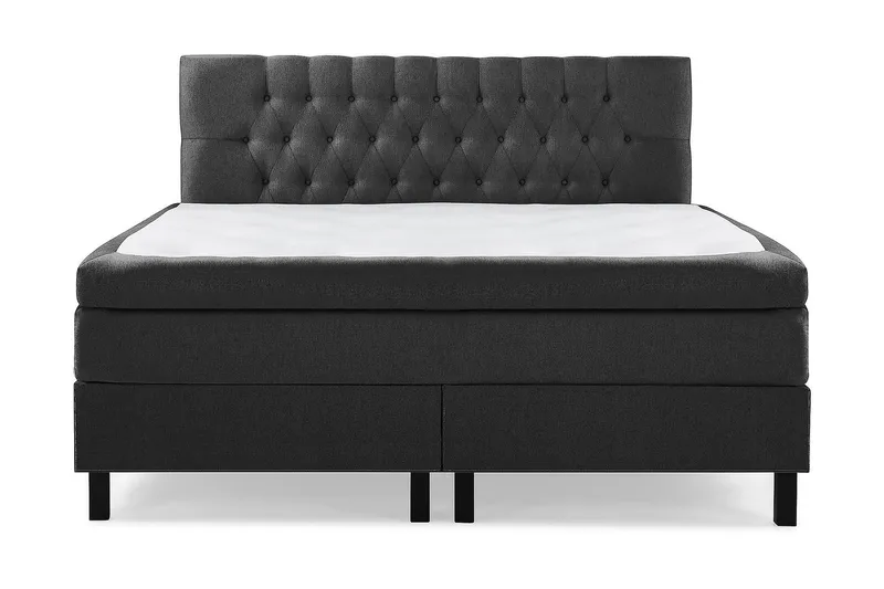 Lucky Kontinentalseng 160x200 Lateks - Svart/Grå - Møbler - Senger - Kontinentalsenger