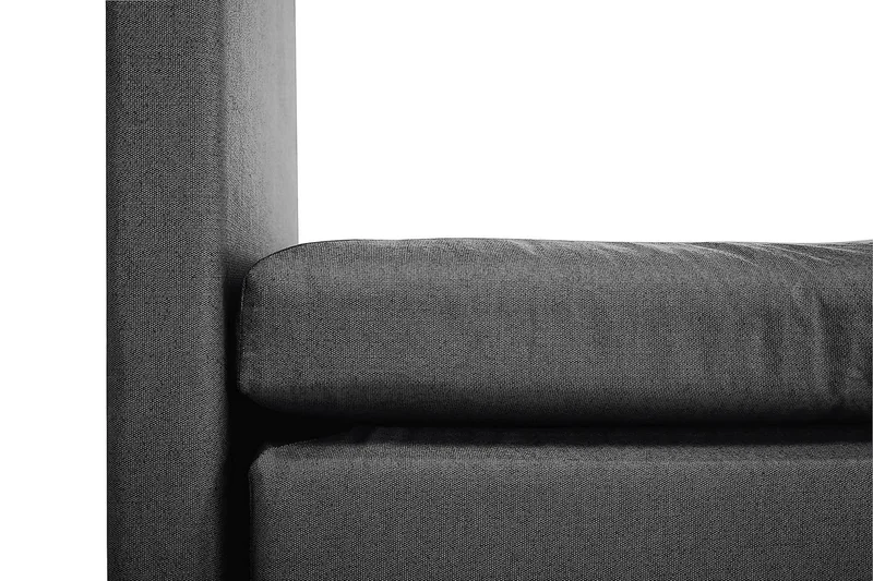 Lucky Kontinentalseng 160x200 Memory - Svart/Grå - Møbler - Senger - Kontinentalsenger