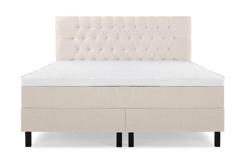 Lucky Kontinentalseng 160x200 Skum - Beige - Møbler - Senger - Komplett sengepakke