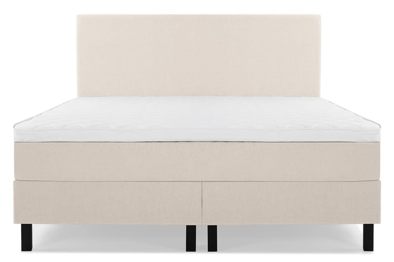 Lucky Kontinentalseng 160x200 Skum - Beige - Komplett sengepakke - Kontinentalsenger - Dobbeltsenger