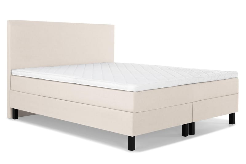 Lucky Kontinentalseng 160x200 Skum - Beige - Møbler - Senger - Komplett sengepakke