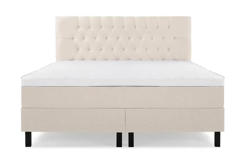 Lucky Kontinentalseng 160x200 Skum - Beige - Møbler - Senger - Kontinentalsenger