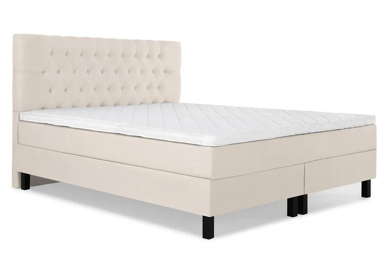 Lucky Kontinentalseng 160x200 Skum - Beige - Møbler - Senger - Kontinentalsenger