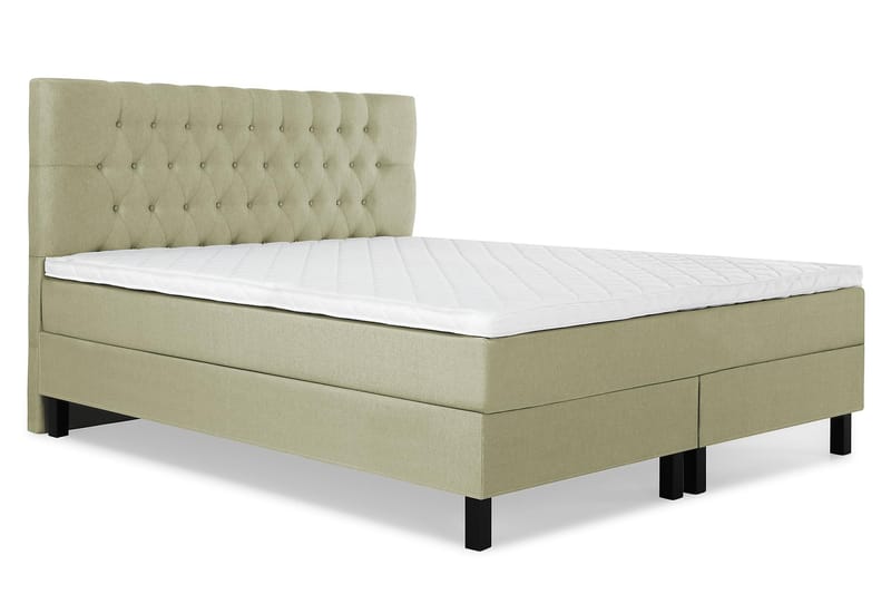 Lucky Kontinentalseng 160x200 Skum - Grønn - Møbler - Senger - Komplett sengepakke