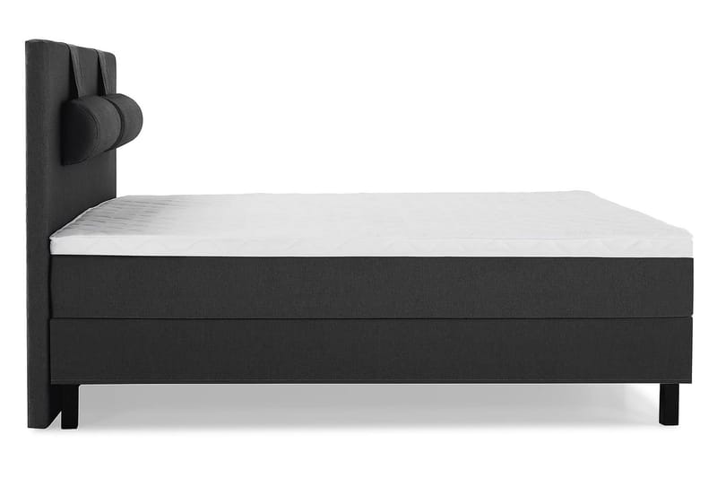 Lucky Kontinentalseng 160x200 Skum - Svart/Grå - Møbler - Senger - Kontinentalsenger