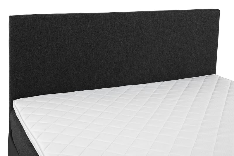 Lucky Kontinentalseng 160x200 Skum - Svart/Grå/PU - Møbler - Senger - Komplett sengepakke