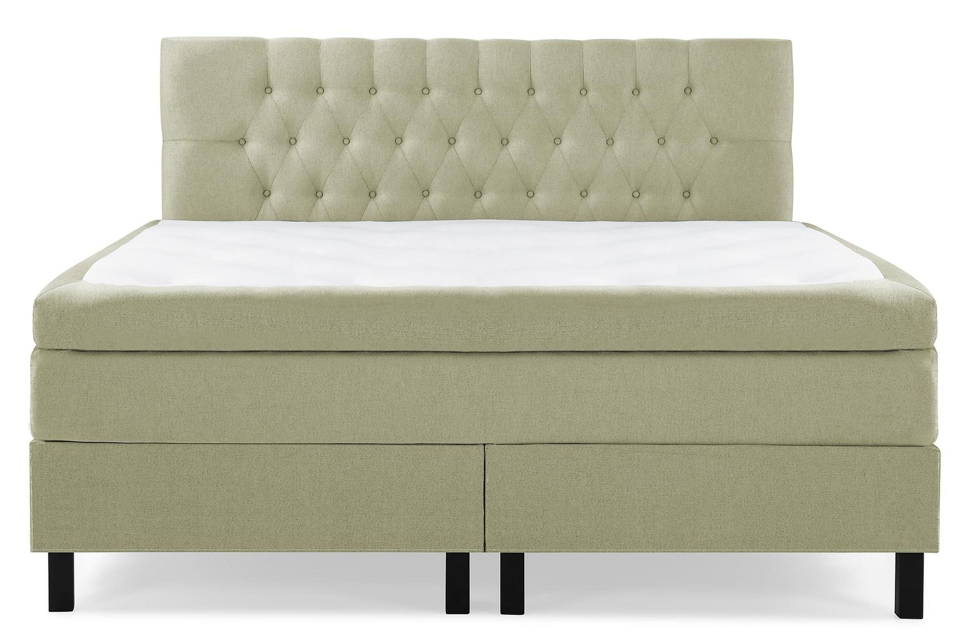 Lucky Kontinentalseng 160x200 Polyeter - Grønn - Møbler - Senger - Komplett sengepakke