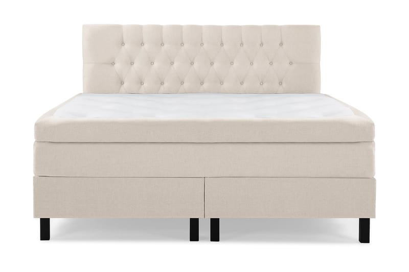 Lucky Kontinentalseng 180x200 cm Polyeter - Beige - Møbler - Senger - Komplett sengepakke