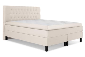 Lucky Kontinentalseng 180x200 cm Polyeter - Beige - Møbler - Senger - Komplett sengepakke
