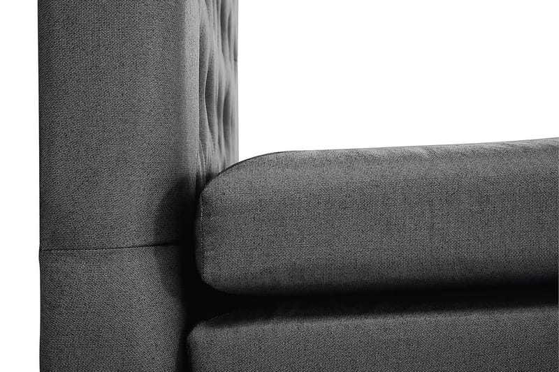 Lucky Kontinentalseng 180x200 Lateks - Svart/Grå - Møbler - Senger - Kontinentalsenger