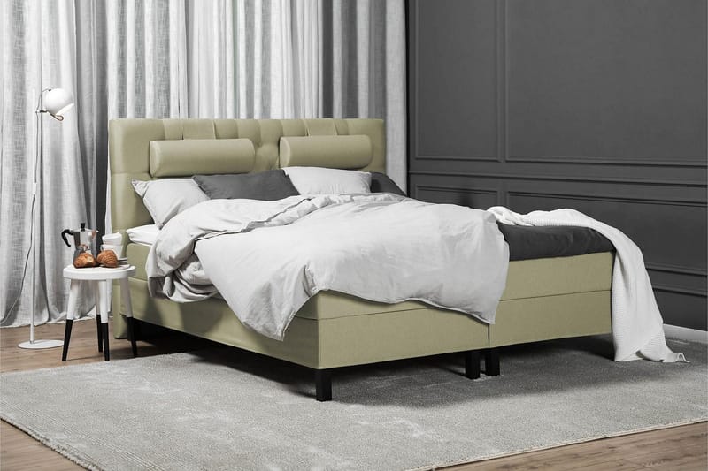 Lucky Kontinentalseng 180x200 Skum - Grønn - Møbler - Senger - Kontinentalsenger