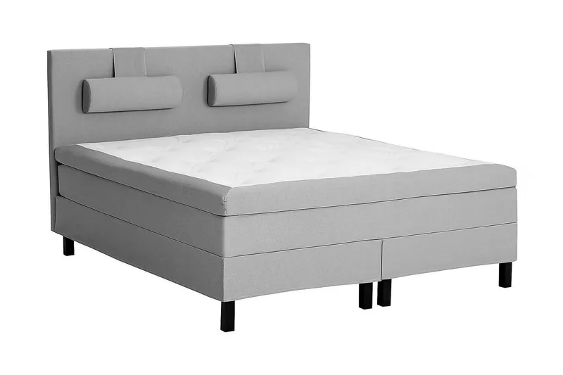 Lucky Kontinentalseng 180x200 Polyeter - Mellangrå - Møbler - Senger - Kontinentalsenger