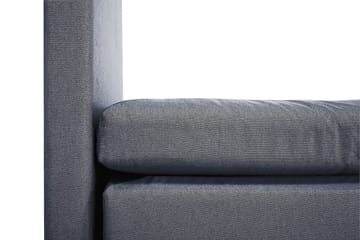 Lucky Kontinentalseng Polyeter 150x200 - Mørkeblå - Møbler - Senger - Komplett sengepakke