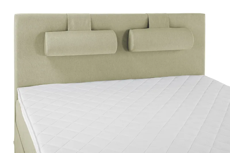 Lucky Sengepakke 150x200 Skum Glatt Sengegavl - Nakkepute Stor Grønn - Møbler - Senger - Kontinentalsenger