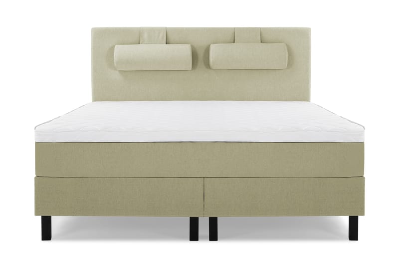 Lucky Sengepakke 150x200 Skum Glatt Sengegavl, Nakkepute Stor Grønn