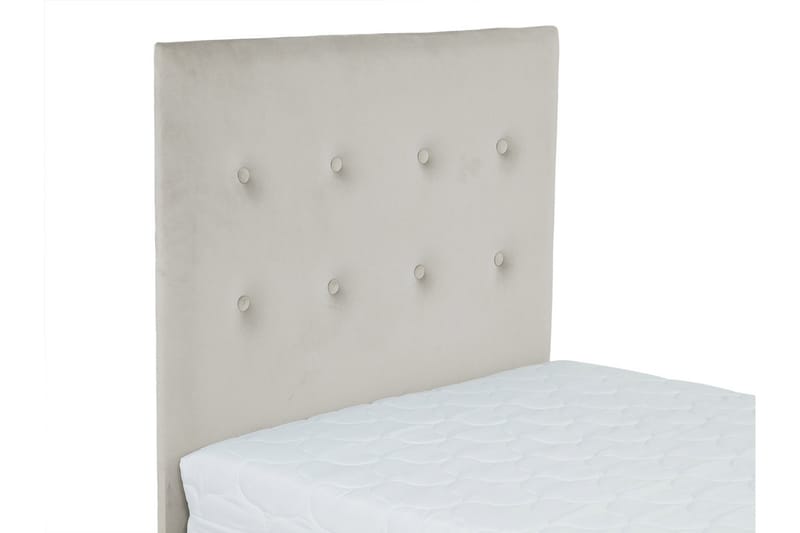 Lux Kontinentalseng 160x204 cm - Hvit - Møbler - Senger - Kontinentalsenger
