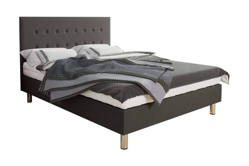 Lux Kontinentalseng 80x204 cm - Grå - Møbler - Senger - Kontinentalsenger