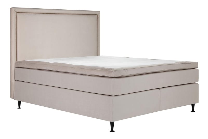 Lysekil Kontinentalseng 140x200 cm Fast - Beige - Møbler - Senger - Komplett sengepakke