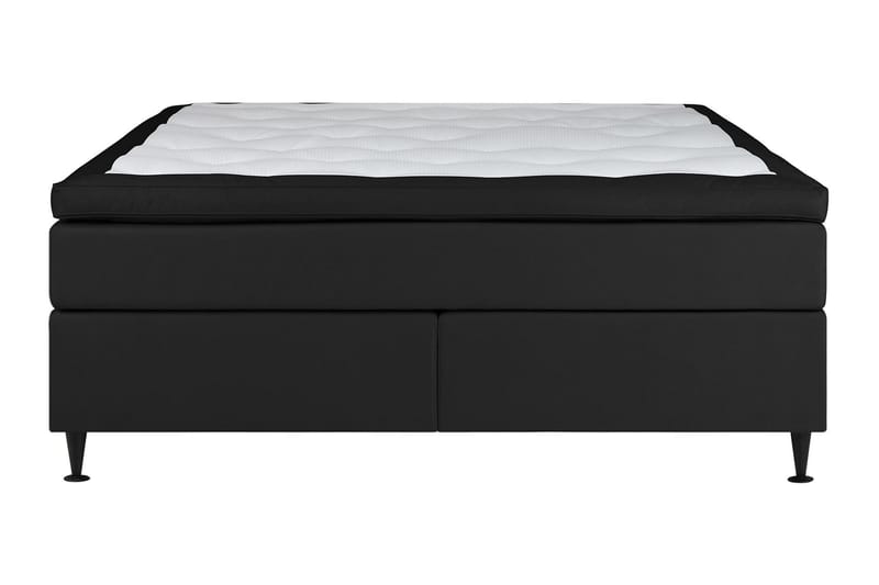 Lysekil Kontinentalseng 140x200 cm Fast/Medium - Mørkegrå - Komplett sengepakke - Kontinentalsenger