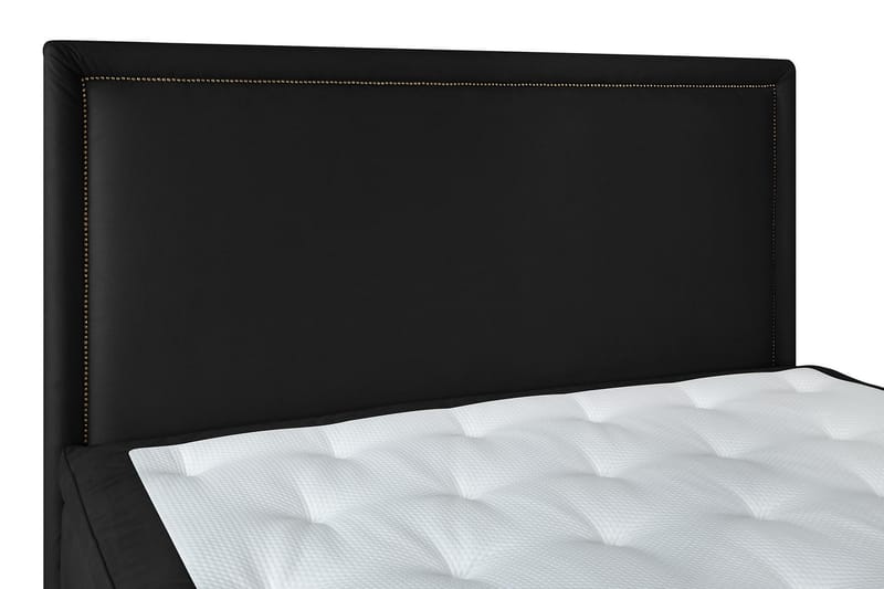 Lysekil Kontinentalseng 140x200 cm Fast/Medium - Mørkegrå - Komplett sengepakke - Kontinentalsenger