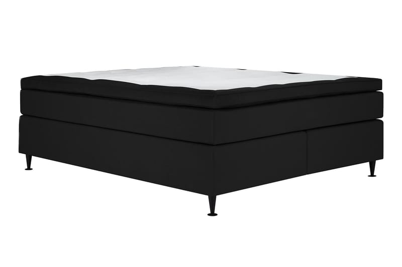 Lysekil Kontinentalseng 140x200 cm Medium - Mørkegrå - Komplett sengepakke - Kontinentalsenger