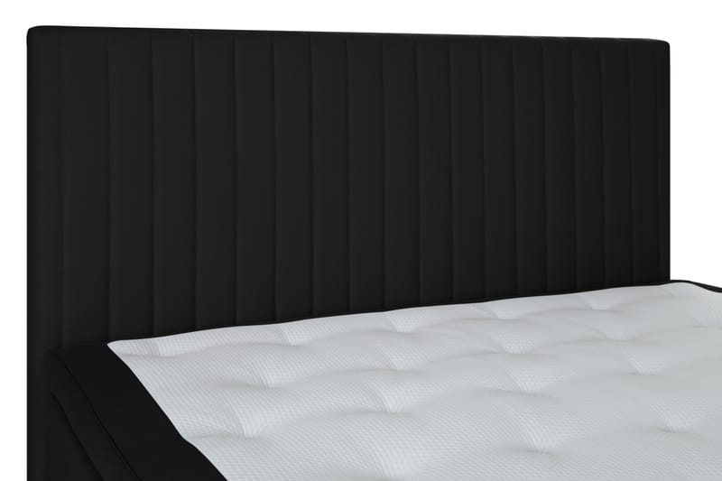Lysekil Sengepakke Kontinentalseng 140x200 cm Fast/Medium - Mørkegrå - Komplett sengepakke - Kontinentalsenger