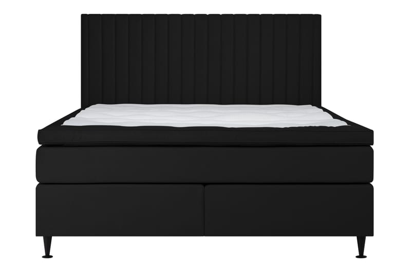 Lysekil Sengepakke Kontinentalseng 140x200 - Mørkegrå - Komplett sengepakke - Kontinentalsenger