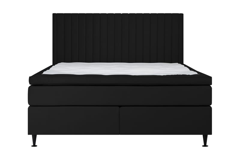 Lysekil Sengepakke Kontinentalseng 160x200 - Mørkegrå - Komplett sengepakke - Kontinentalsenger
