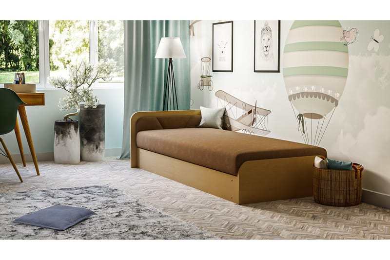 Mayuri Kontinentalseng 80x190 cm, Brun