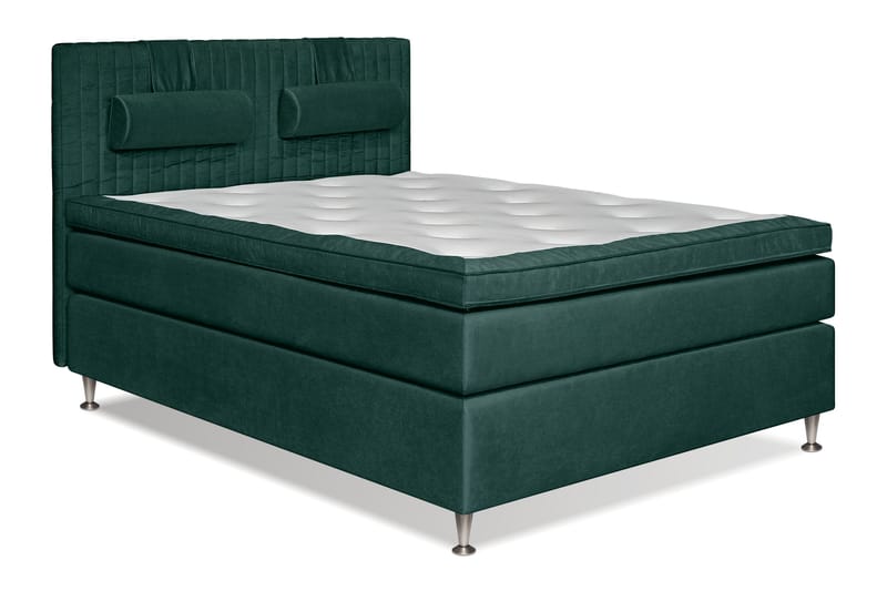 Mega Komplett Sengepakke 180x200 - Grønn - Møbler - Senger - Kontinentalsenger