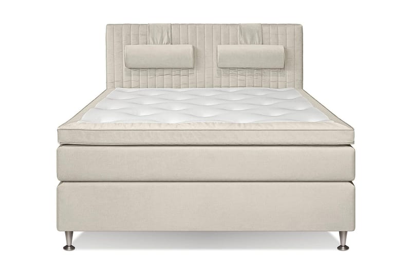 MEGA Kontinentalseng 160x200 - Beige - Møbler - Senger - Kontinentalsenger