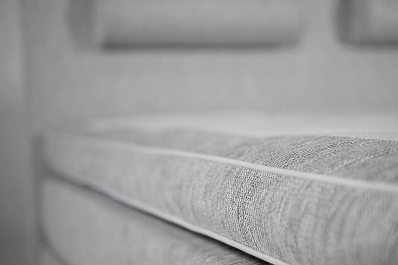 Mei Kontinentalseng 180x200 - Lysegrå - Møbler - Senger - Kontinentalsenger