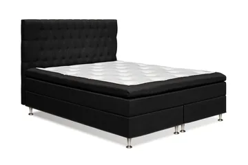 Meja Komplett Sengpakke Kontinentalseng 180x200 cm - Svart - Møbler - Senger - Kontinentalsenger