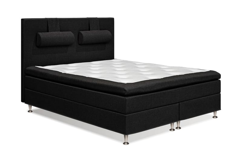 Meja Kontinentalseng 160x200 - Svart - Møbler - Senger - Komplett sengepakke
