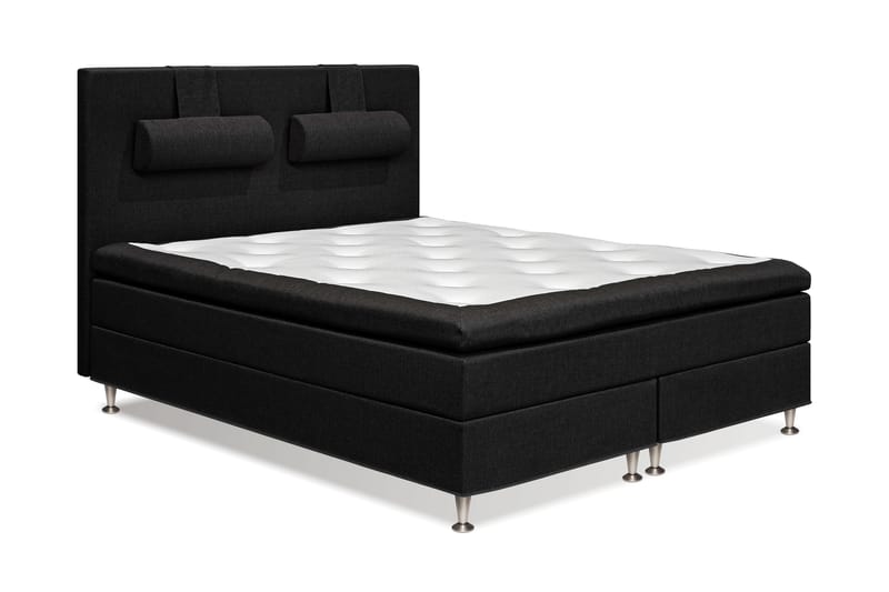 Meja Sengepakke 180x200 - Svart med nakkepute - Møbler - Senger - Komplett sengepakke