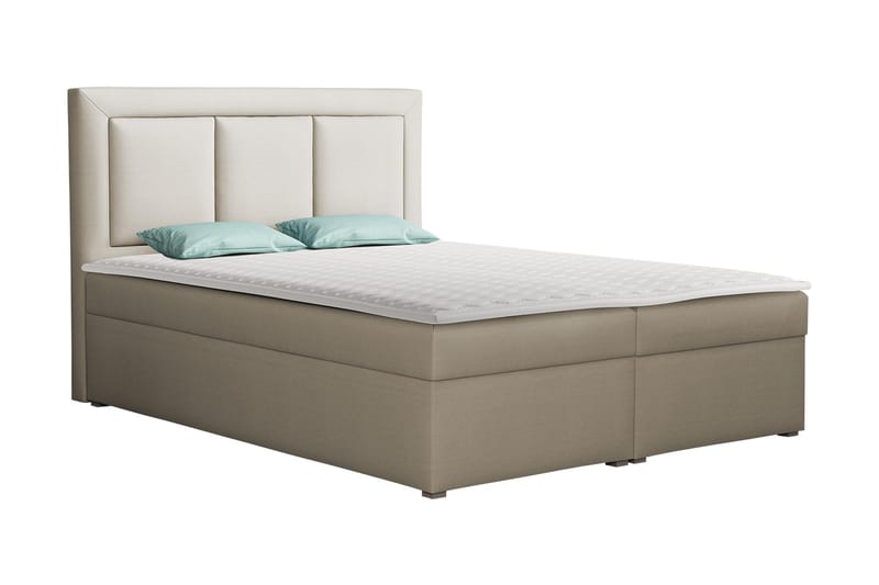 Moden Kontinentalseng 140x215 cm - Beige/Grå - Møbler - Senger - Kontinentalsenger
