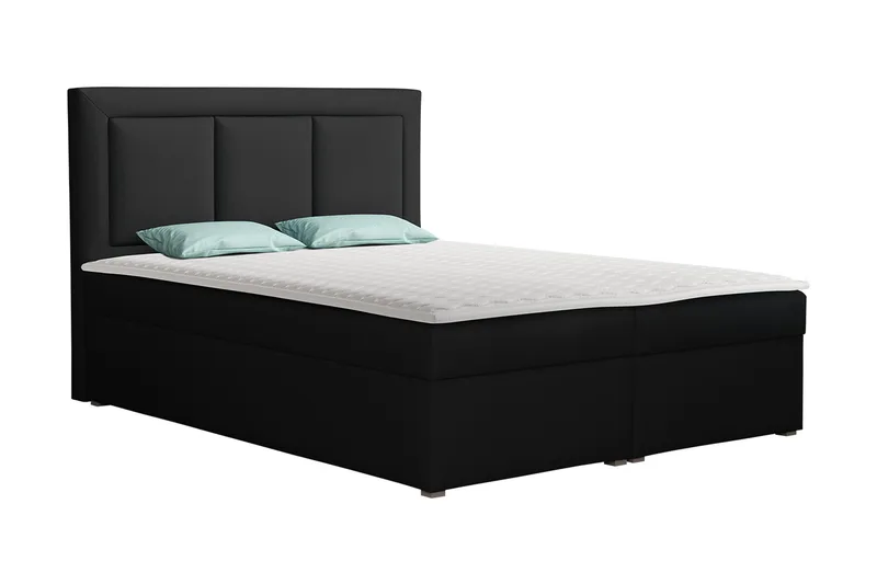 Moden Kontinentalseng 140x215 cm, Svart