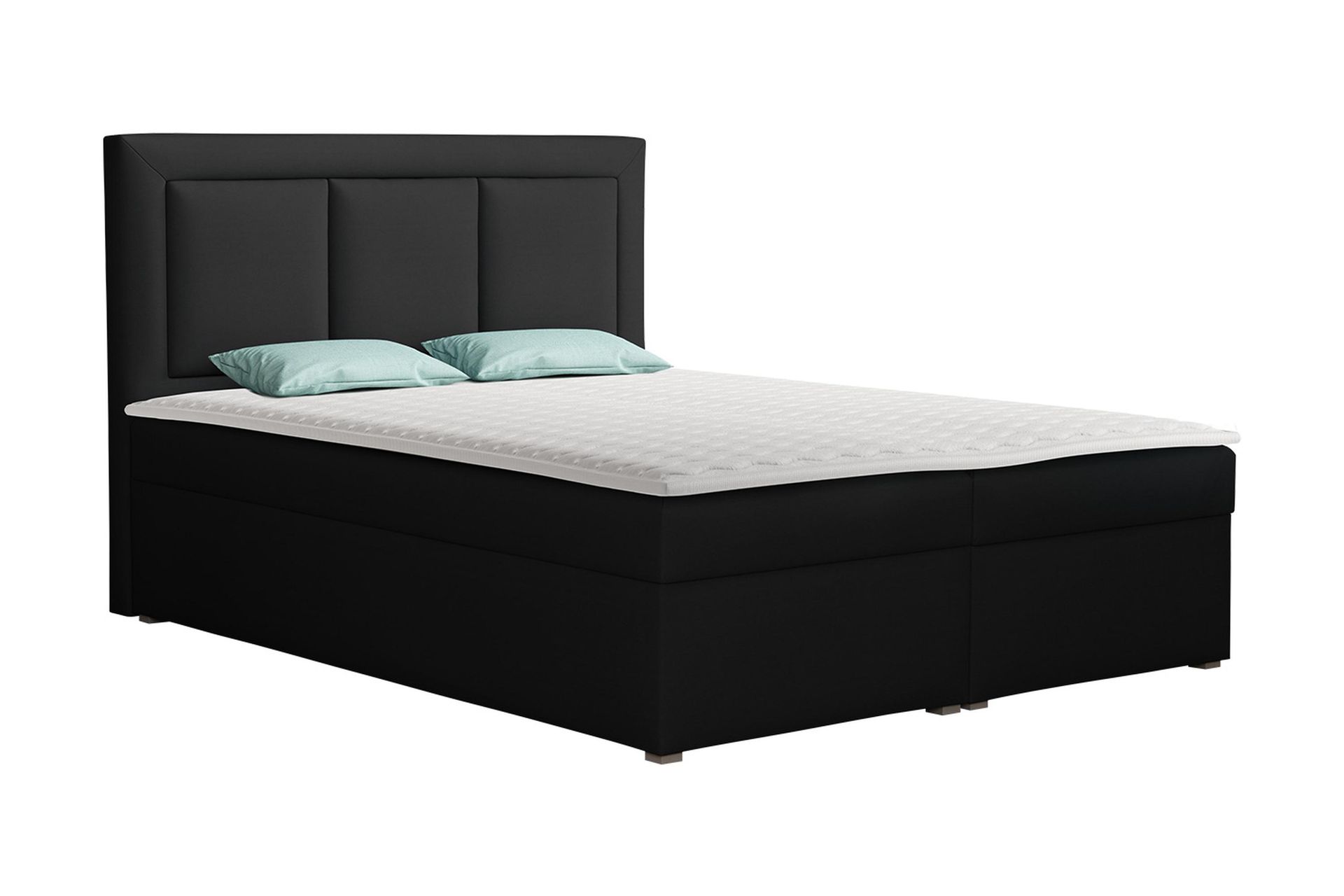 Moden Kontinentalseng 140x215 cm - Svart - Møbler - Senger - Kontinentalsenger