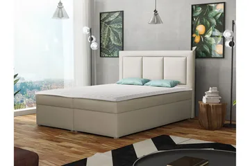 Moden Kontinentalseng 180x215 cm - Beige/Grå - Møbler - Senger - Kontinentalsenger