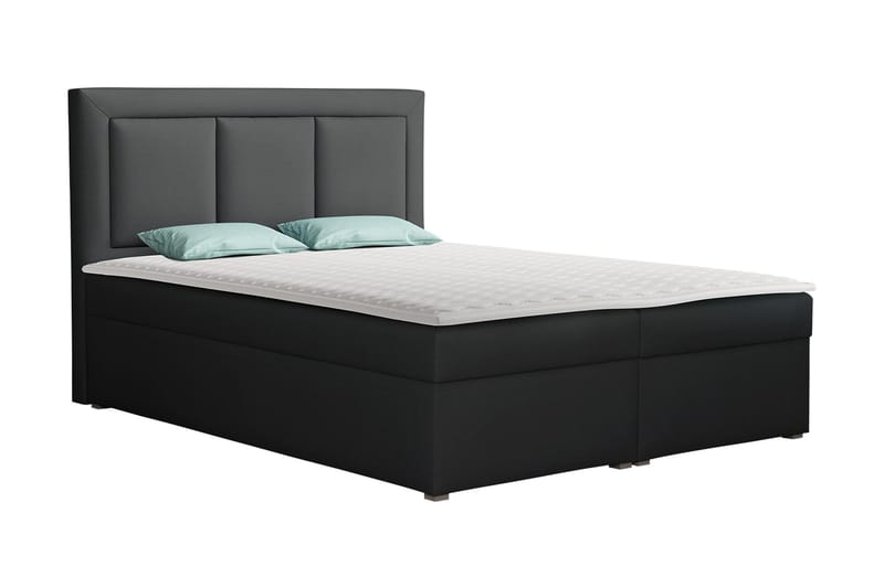 Moden Kontinentalseng 180x215 cm - Svart - Møbler - Senger - Kontinentalsenger