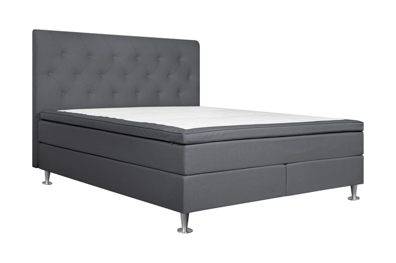 Möllosund Komplett Sängpaket Medium/Fast 180x200 - Lysegrå - Møbler - Senger - Komplett sengepakke