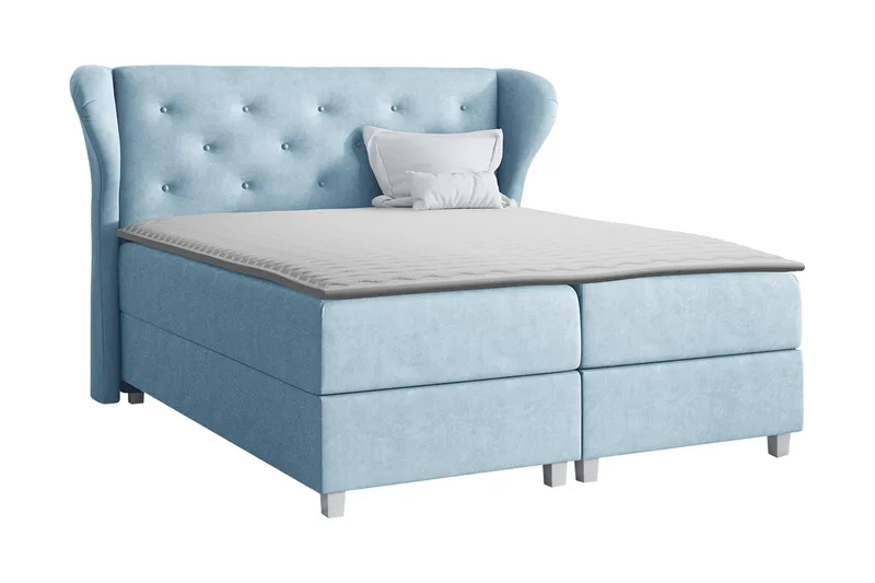 Naurstad kontinentalseng 120x200, Blå