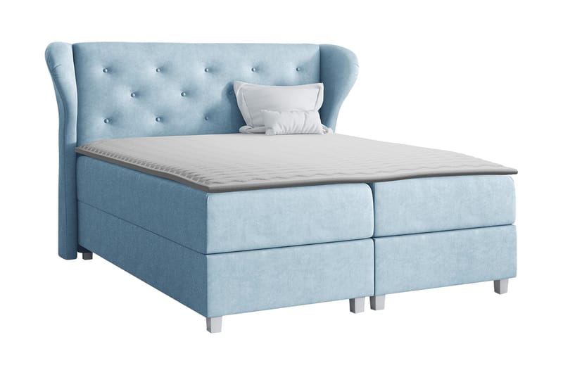 Naurstad kontinentalseng 160x200, Blå