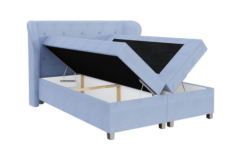 Naurstad kontinentalseng 180x200 - Lysegrå - Møbler - Senger - Kontinentalsenger