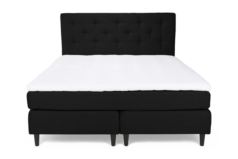 Nice Deluxe Komplett Sengepakke 160x200 - Svart - Møbler - Senger - Komplett sengepakke