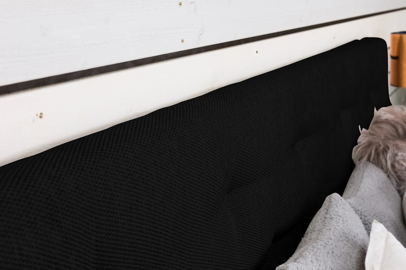 Nice Deluxe Komplett Sengepakke 160x200 - Svart - Møbler - Senger - Komplett sengepakke