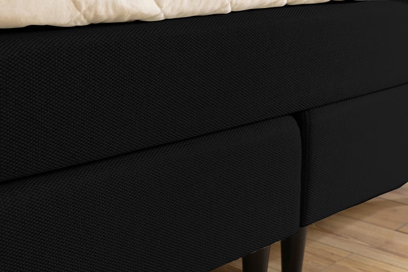 Nice Deluxe Komplett Sengepakke 160x200 - Svart - Møbler - Senger - Komplett sengepakke