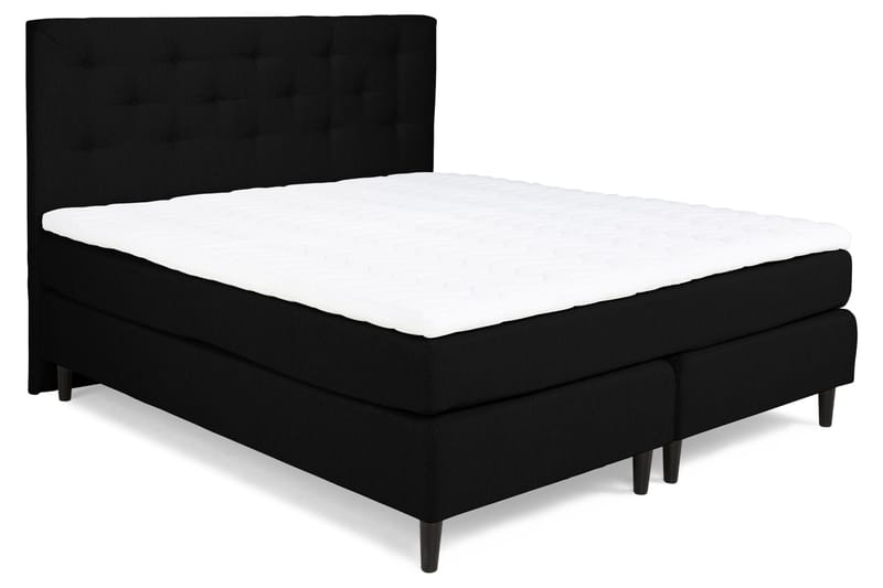Nice Deluxe Komplett Sengepakke 160x200 - Svart - Møbler - Senger - Kontinentalsenger